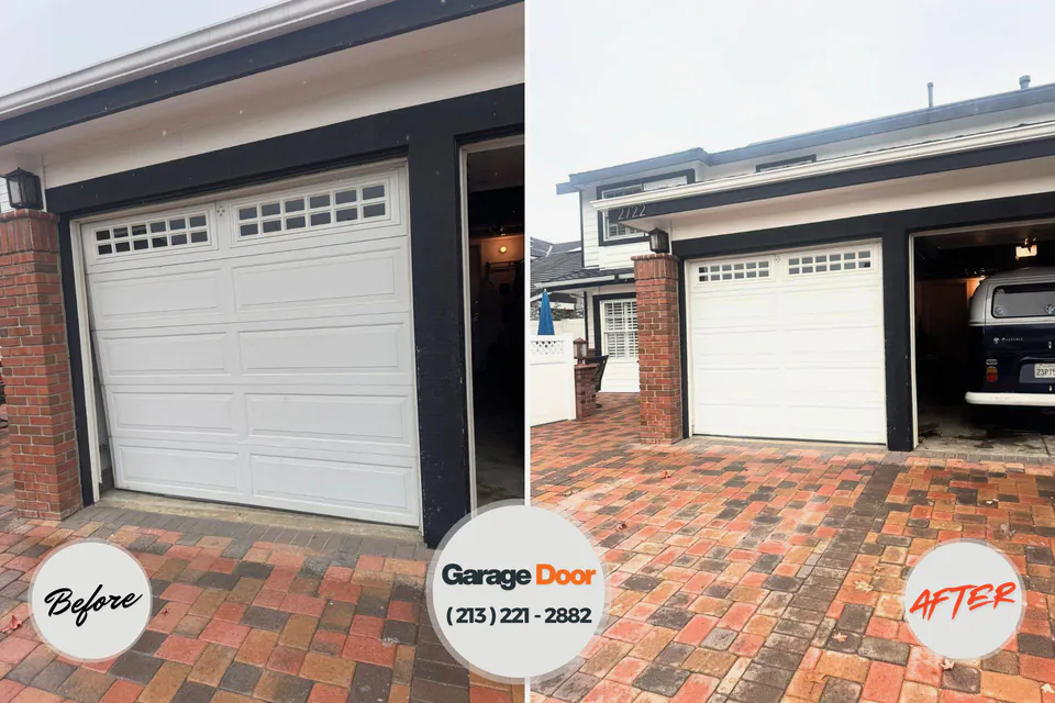 Before and after: garage door repair near me Ridgely